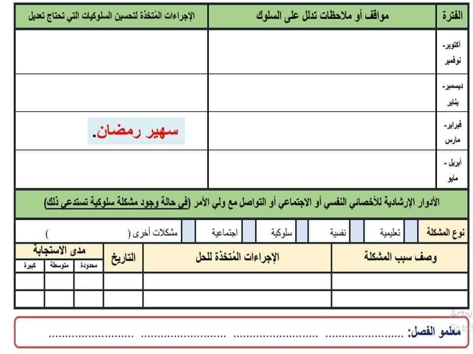 تقييمات التوكاتسو وفق دليل المعلم للابتدائي - التوكاتسو