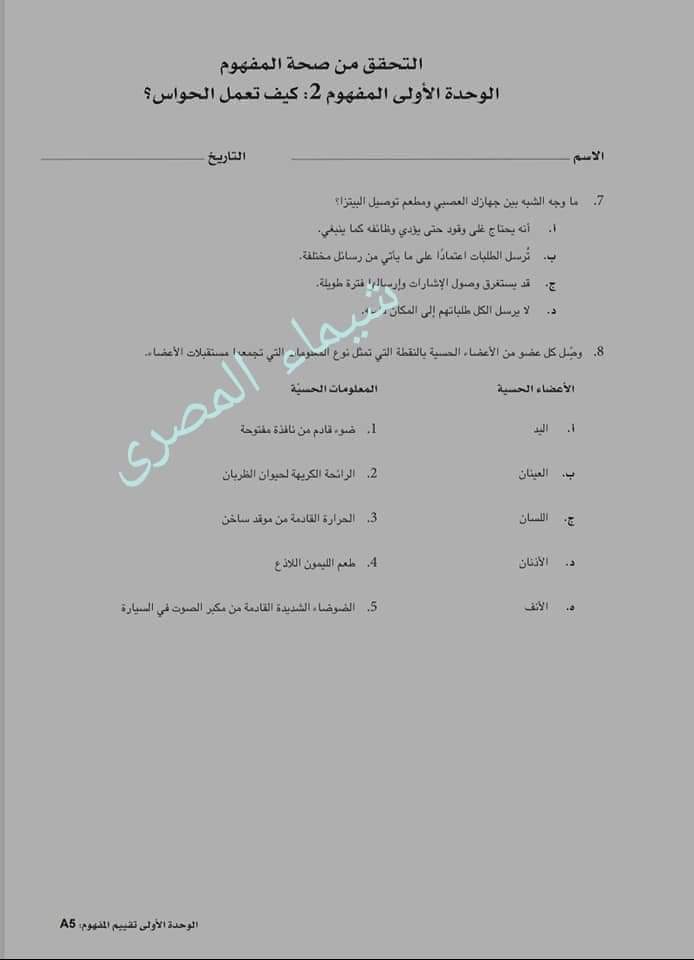 اسئلة بنك المعرفة علوم رابعة ابتدائي ٢٠٢٢ - اسئلة بنك المعرفة