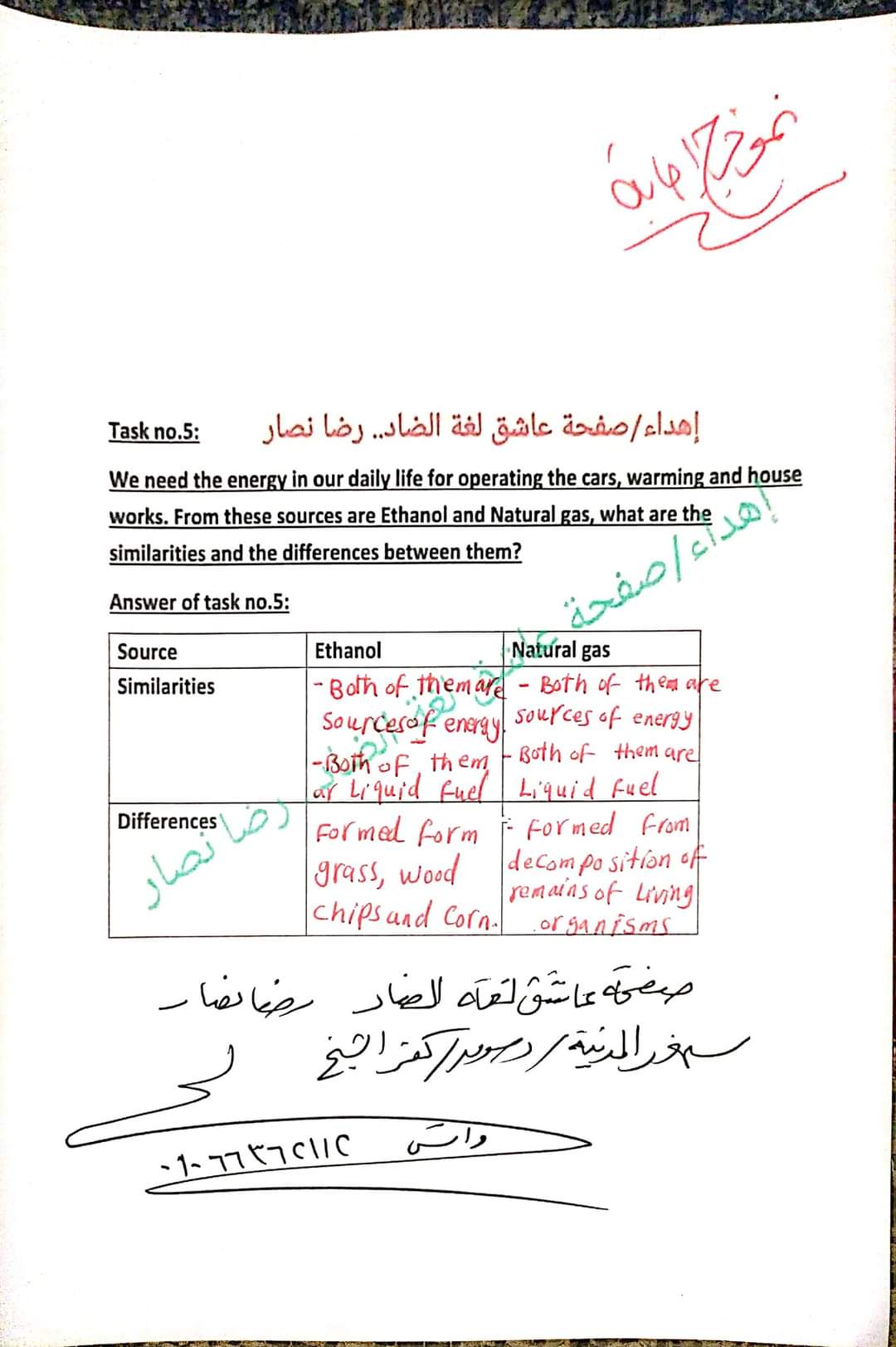 اجابة نماذج المهام الادائية ساينس science رابعة ابتدائي الترم الثاني 2022 - اجابة مهام ادائية ساينس