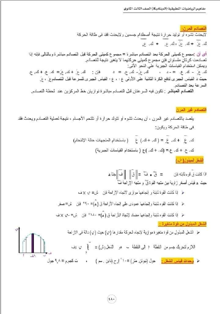 تحميل مفاهيم الديناميكا باللغة العربية شعبة علمي رياضة