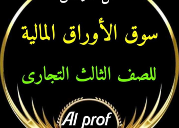 مراجعة ليلة الامتحان سوق الأوراق المالية الصف الثالث التجاري 2024