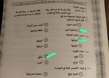 اجابة امتحان الأدب والنصوص للثانوية الأزهرية علمي 2024